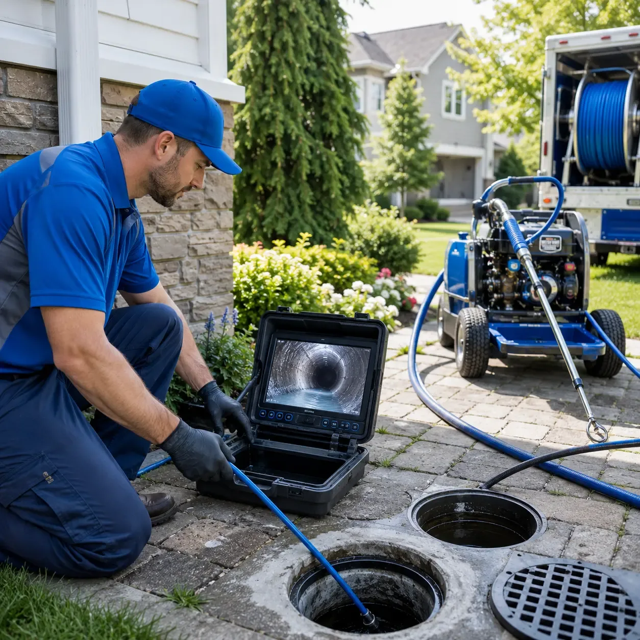 Outdoor drain cleaning professionals serving Hodge, LA